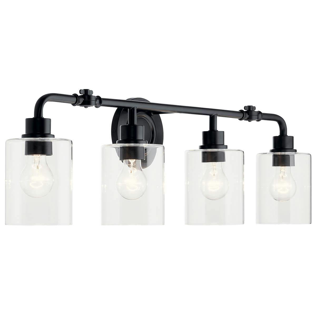 Gunnison™ 33.75 4 Light Vanity Light Black on a white background