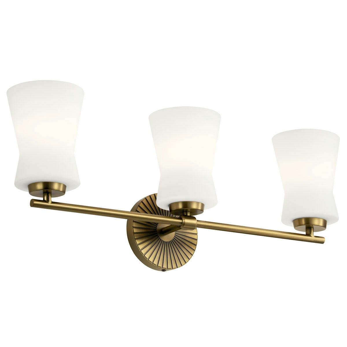 Brianne 24.5" Vanity Light Brass on a white background