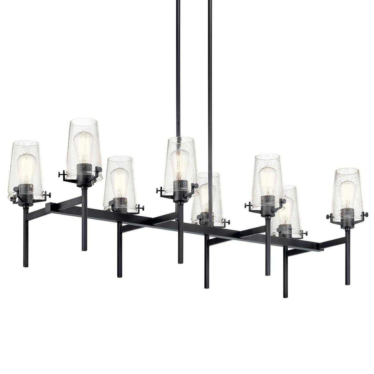 Alton 46" 10 Light Chandelier Black on a white background