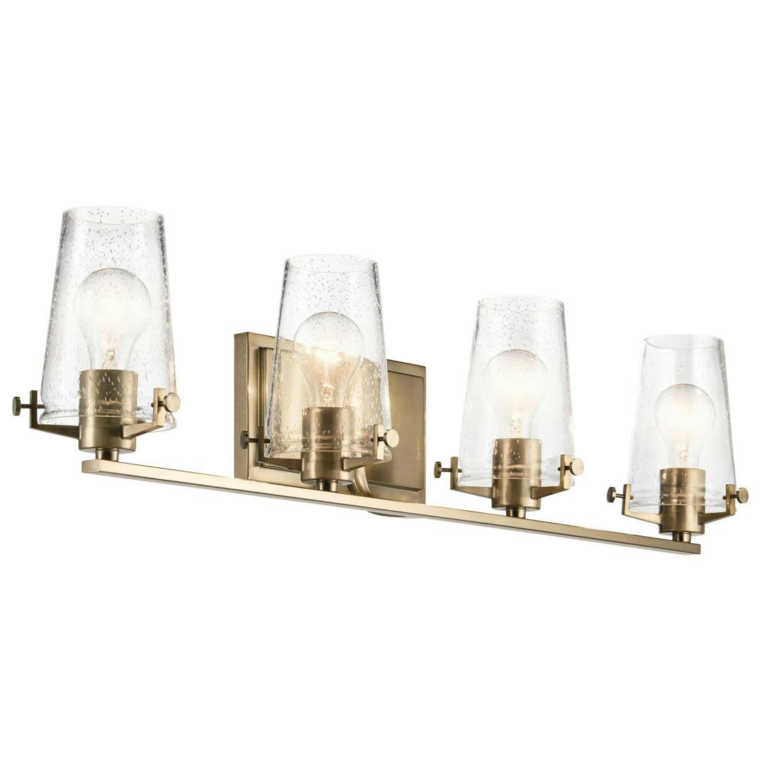 Alton 4 Light Vanity Light Champagne Bronze on a white background