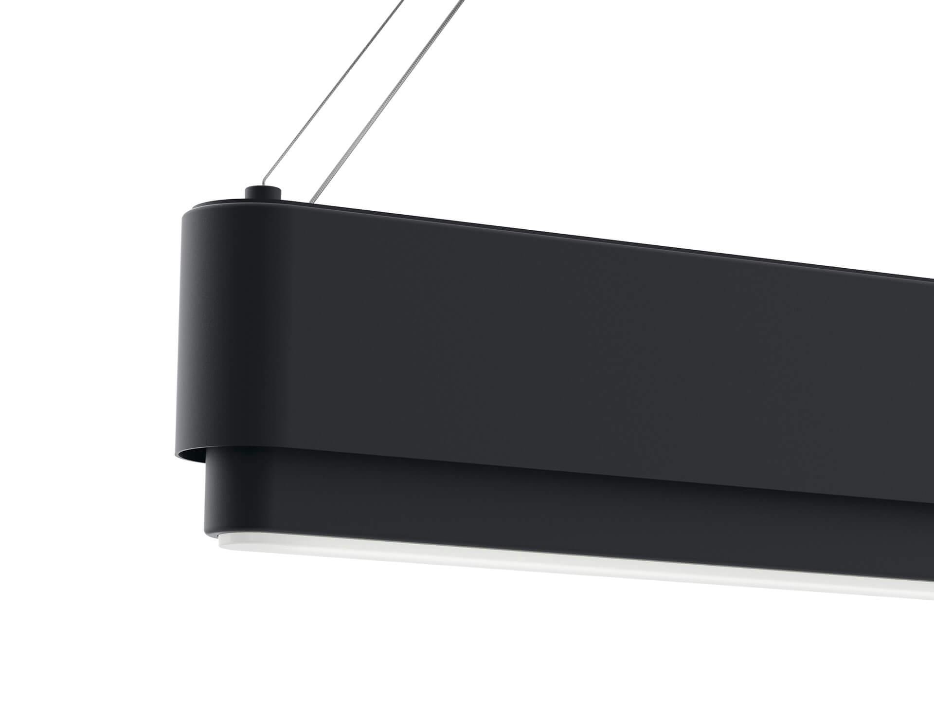 Walman chandelier in black finish