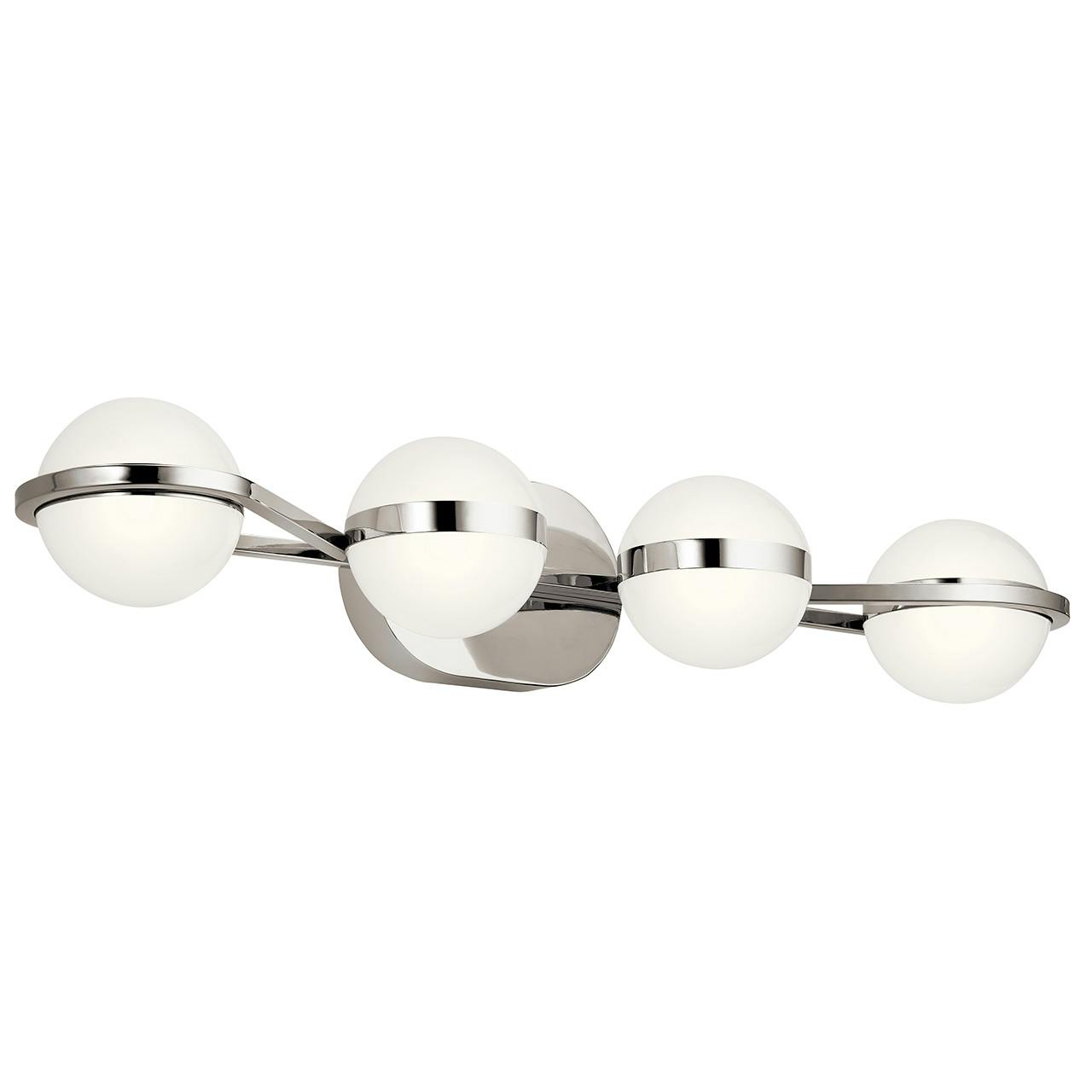 Brettin LED 3000K 30" Vanity Light Nickel on a white background