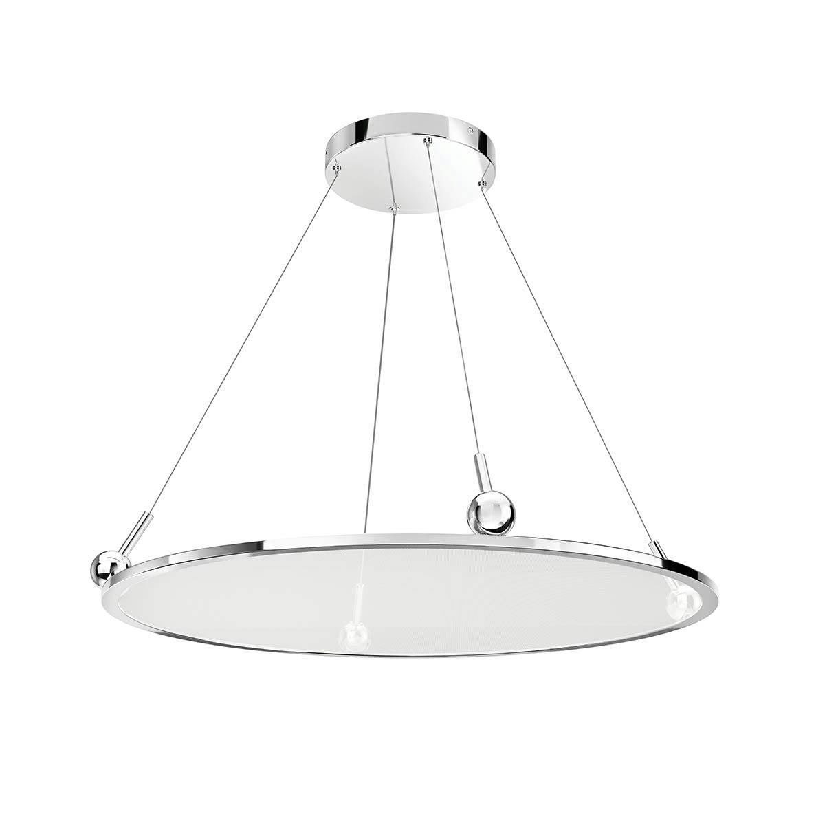 Jovian 29.75" LED Pendant Chrome on a white background