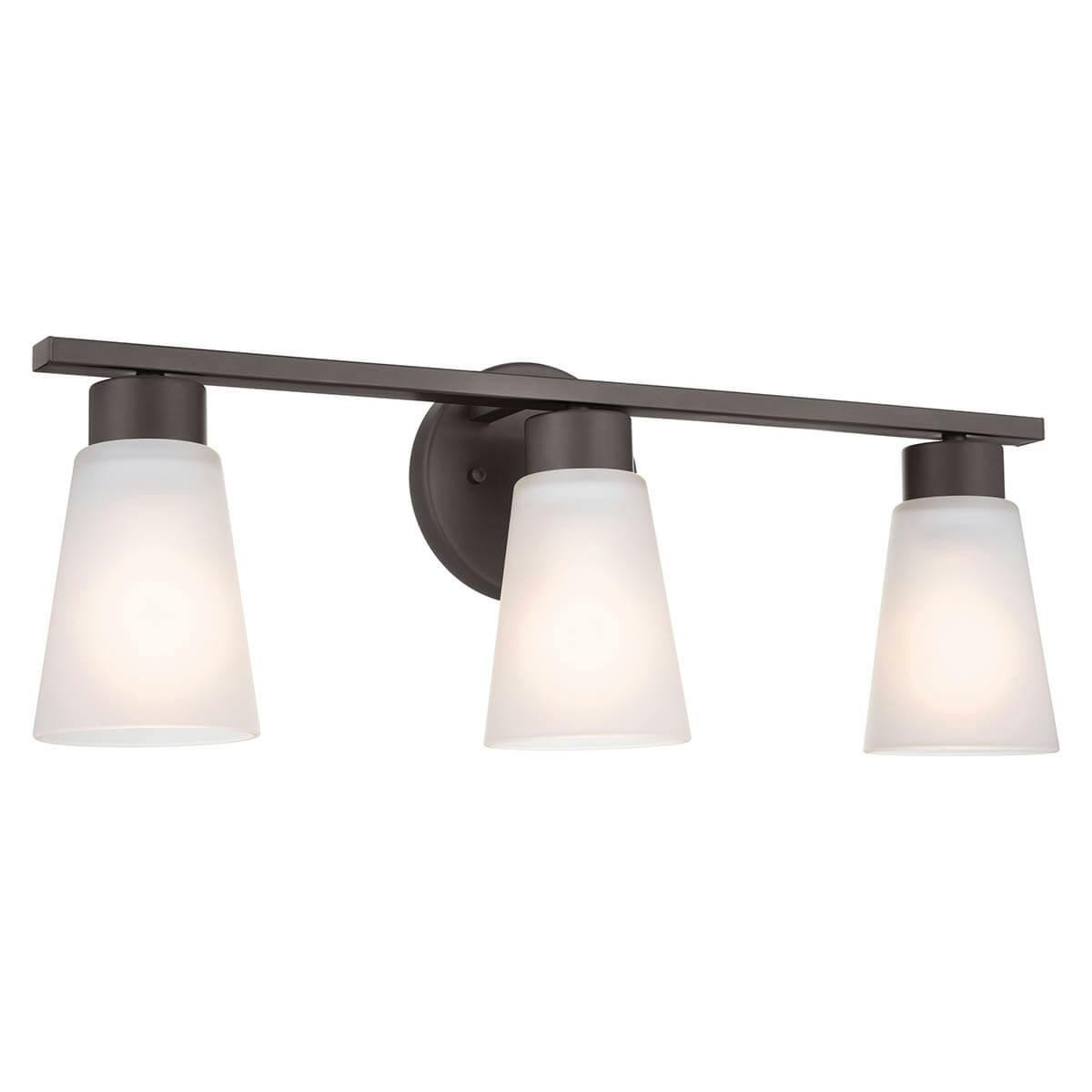 Stamos 20"  Vanity Light Olde Bronze on a white background