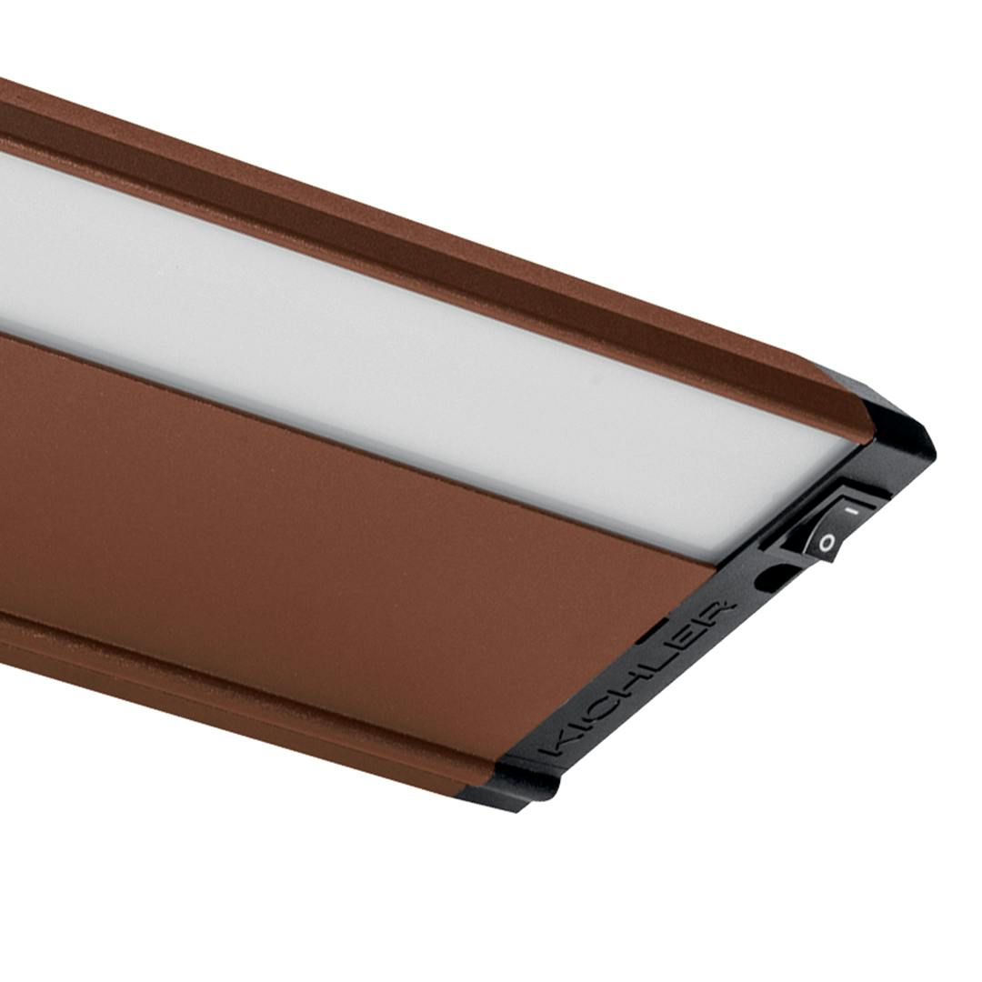 4U 30" 2700K LED Cabinet Light Bronze on a white background