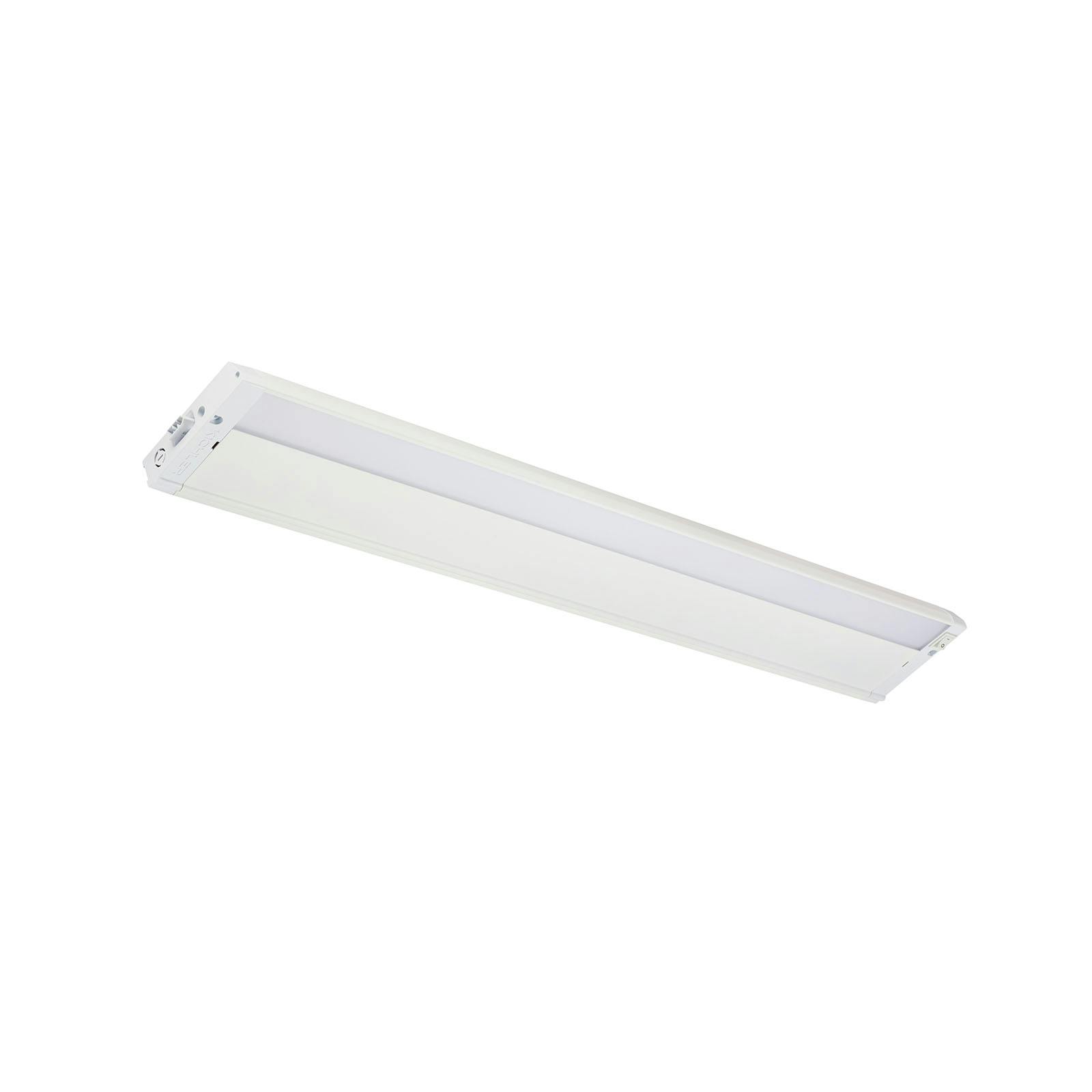 4U 30" 2700K LED Cabinet Light White on a white background