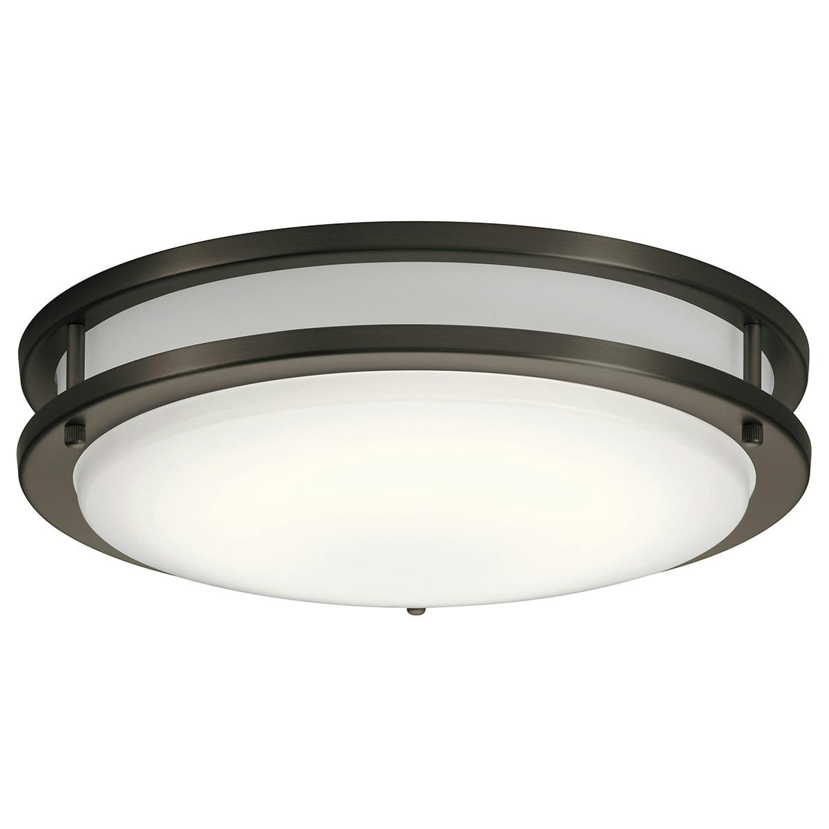 Avon 14" LED Flush Mount Olde Bronze® on a white background