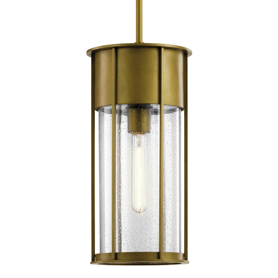 Camillo 18" 1 Light Hanging Pendant Brass on a white background