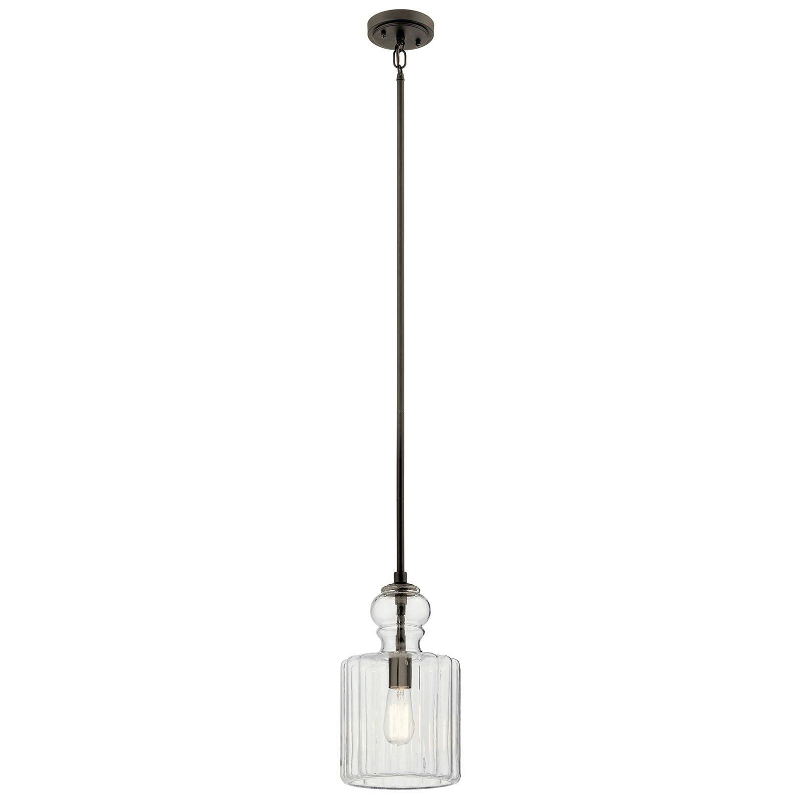 Riviera 13.75" Pendant Olde Bronze on a white background