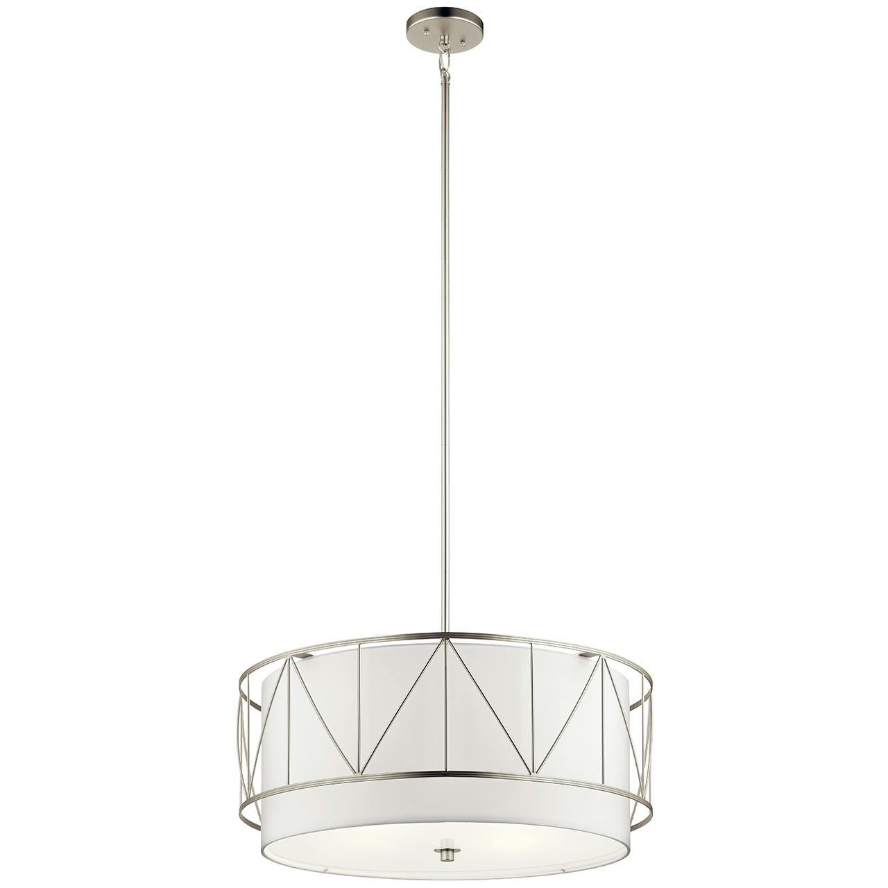 Birkleigh™ 11.5"  Pendant Satin Nickel on a white background