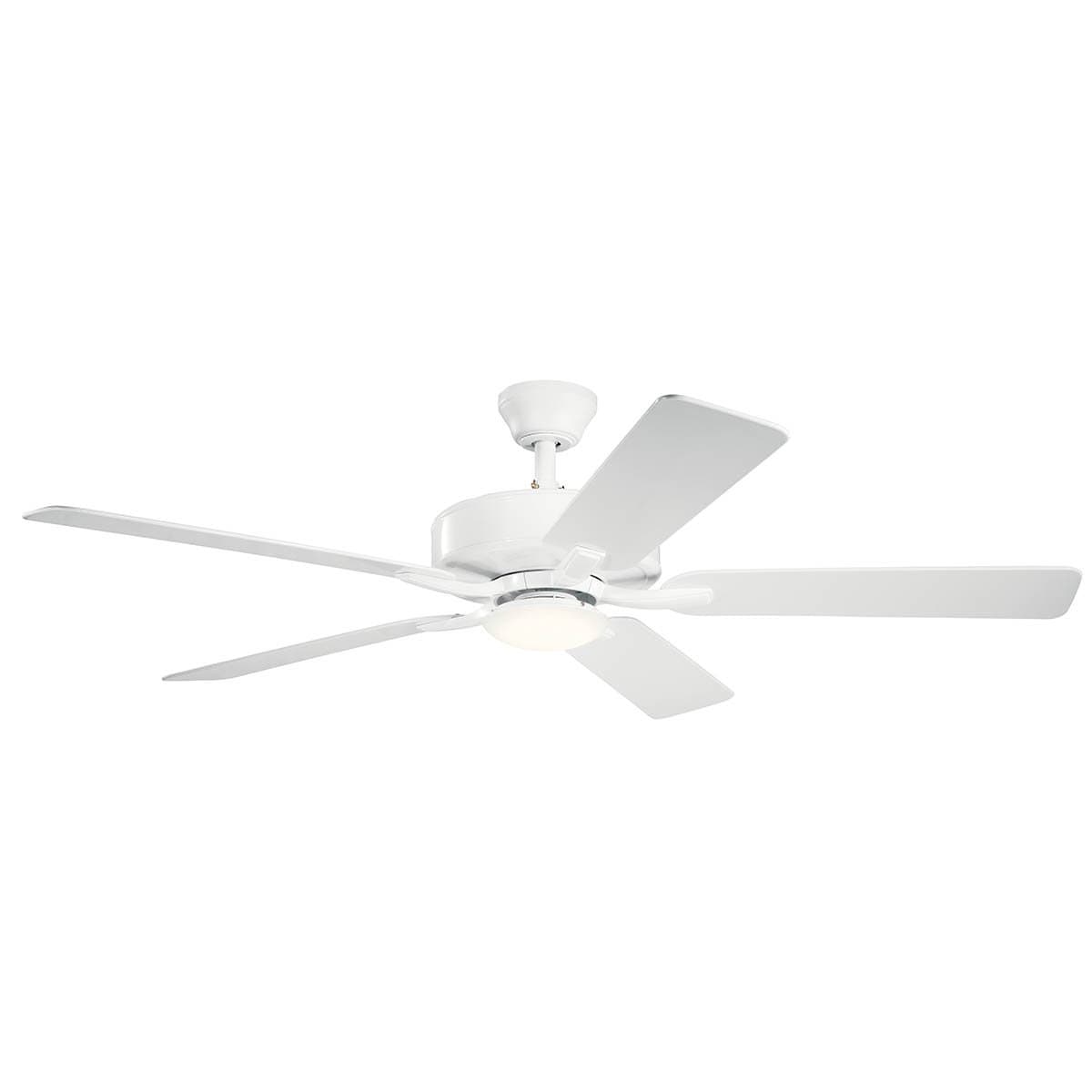 52" White LED Basics Pro Designer Fan on a white background