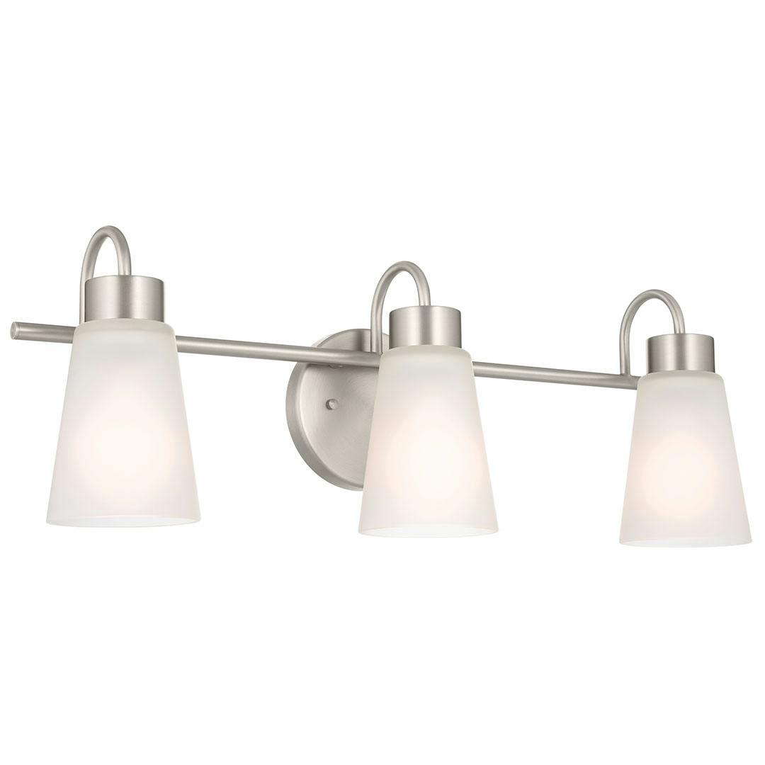 Erma 20.5"  Vanity Light Brushed Nickel on a white background