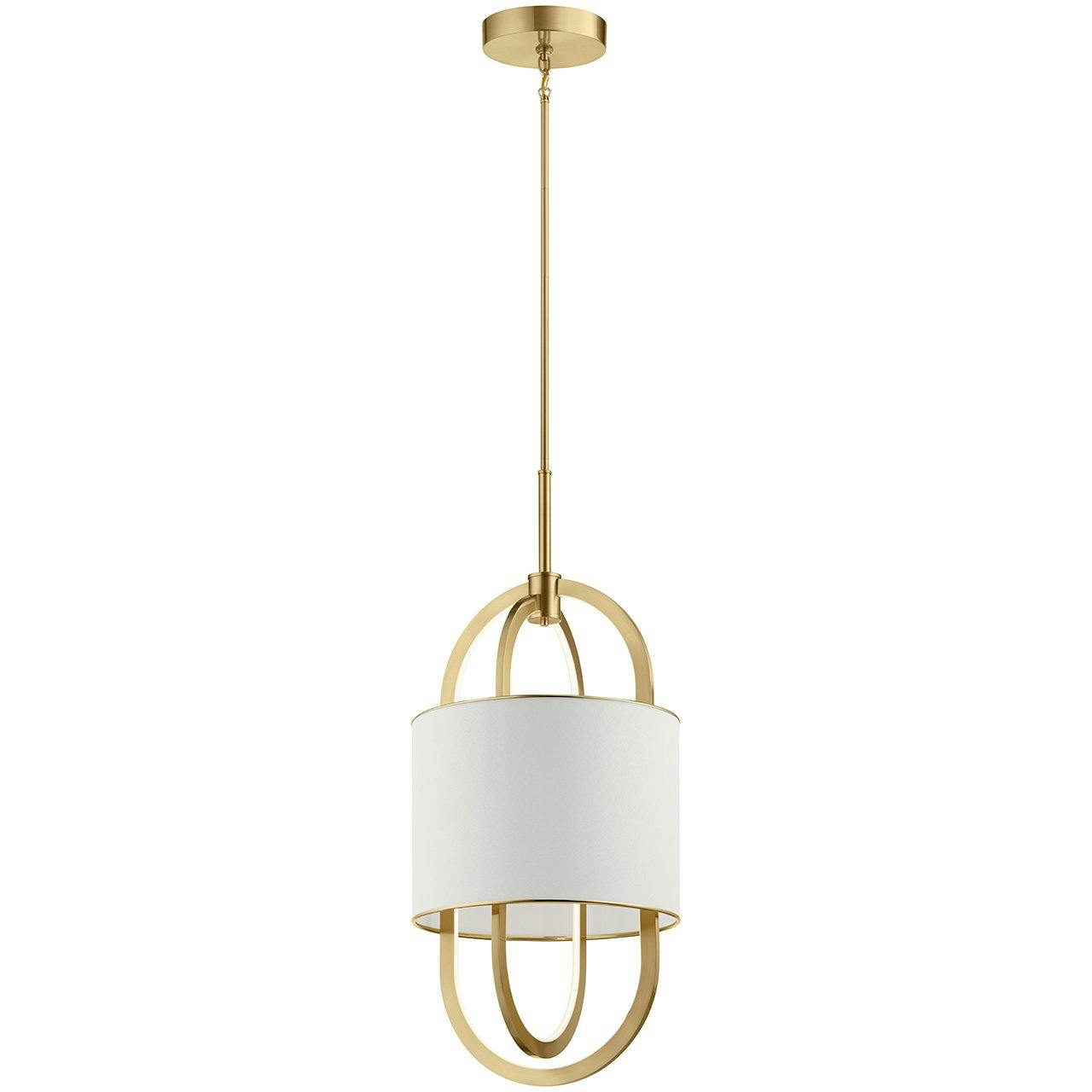 Jolana LED 3000K 16" Pendant Gold on a white background