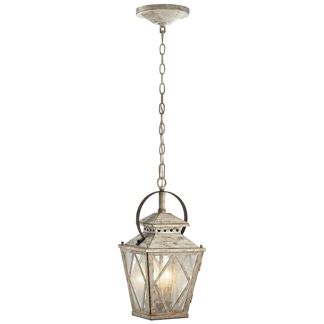 Hayman Bay™ 18" Pendant Antique White on a white background