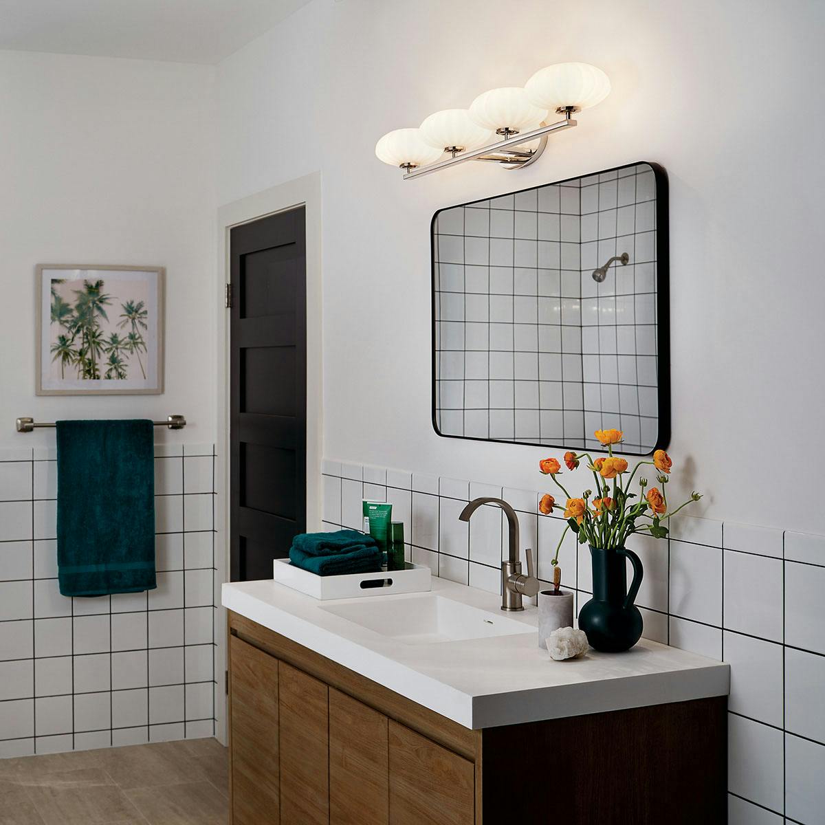 Day time Bathroom featuring Pim vanity light 55026PN