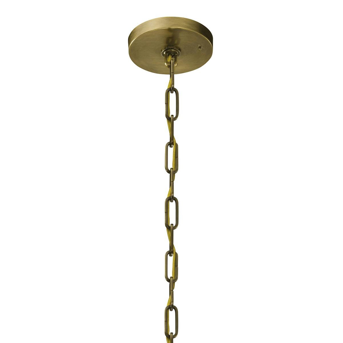 Canopy for the Abbotswell 32.25" Chandelier Brass on a white background