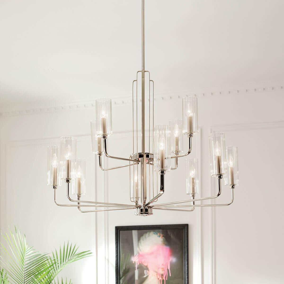 Day time dining room image featuring Kimrose chandelier 52412PN