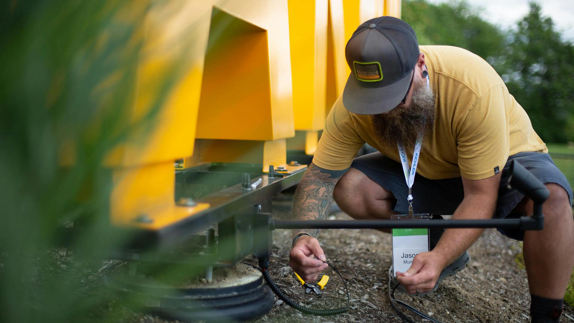 A light and learn attendee wiring outdoor lighting