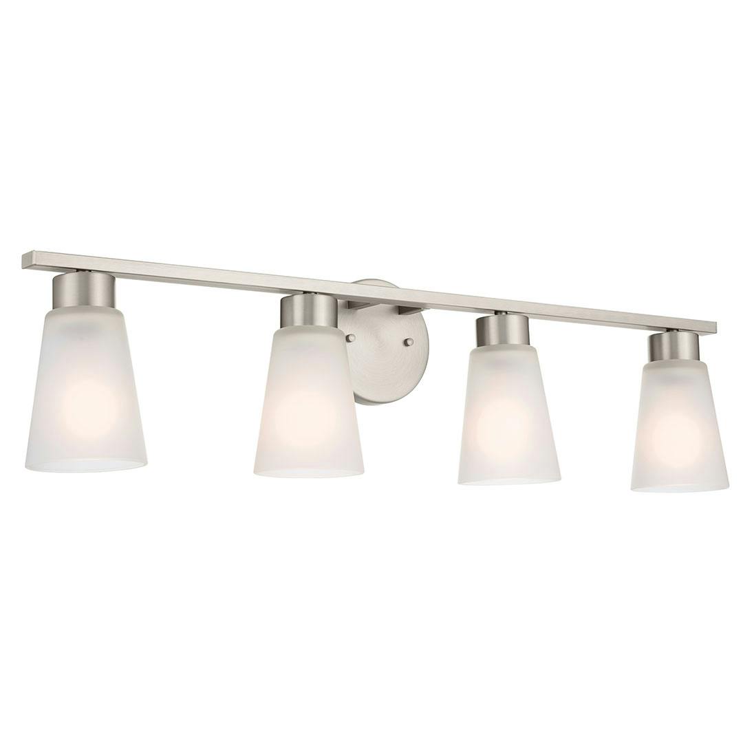 Stamos 26"  Vanity Light Brushed Nickel on a white background