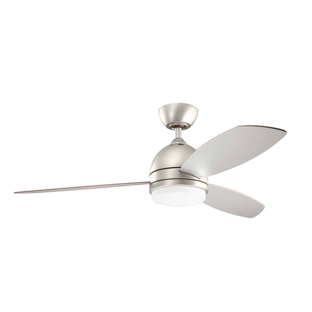 Vassar™ LED 52" Fan Brushed Nickel on a white background