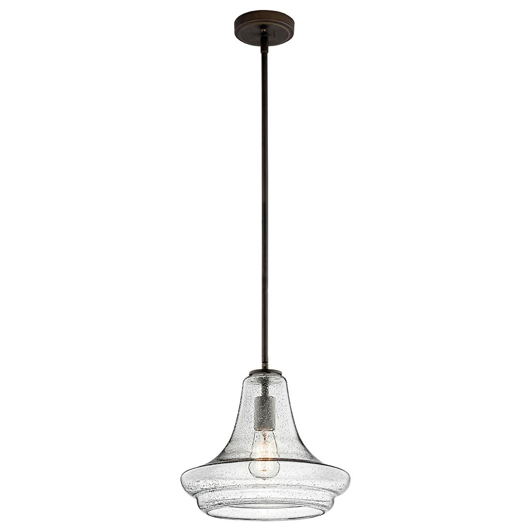 Everly 1 Light Pendant Olde Bronze on a white background