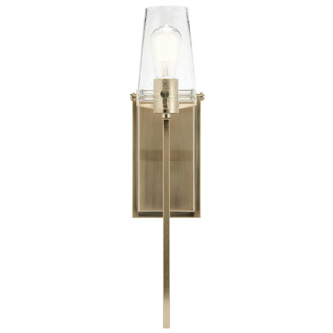 Alton 22" 1 Light Wall Sconce Champagne Bronze on a white background