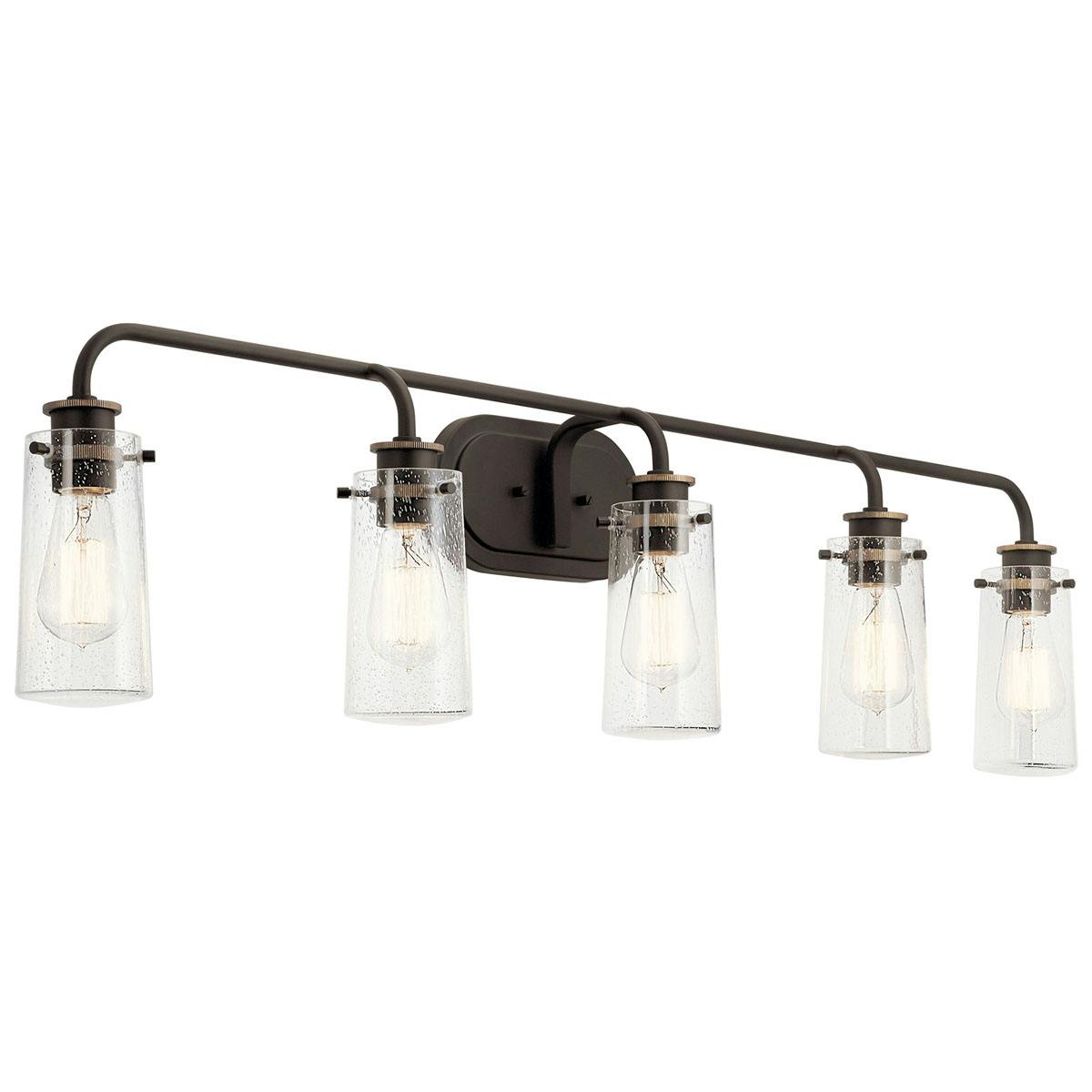 Braelyn 5 Light Vanity Light Olde Bronze® on a white background