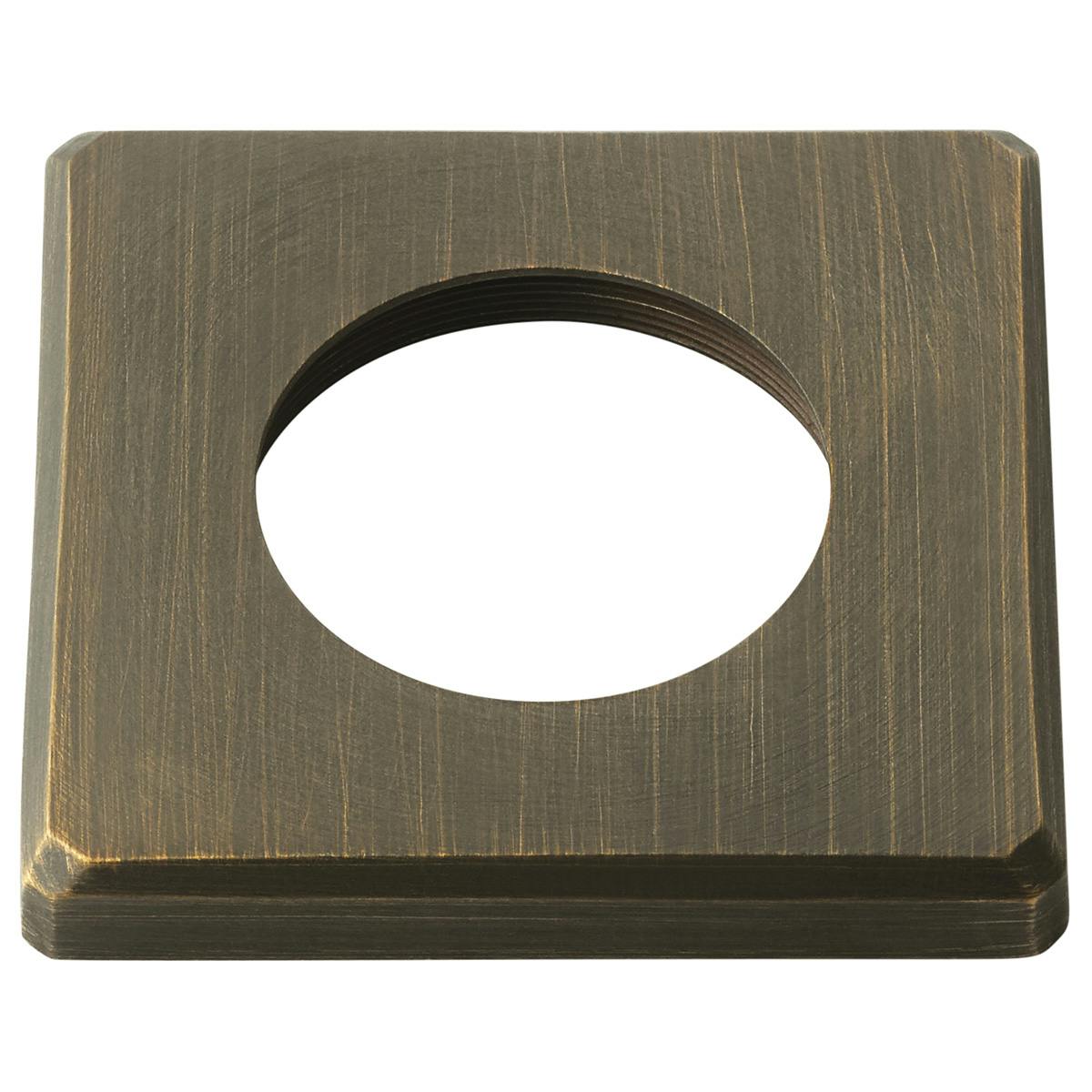 Mini All-Purpose Square Accessory Brass on a white background