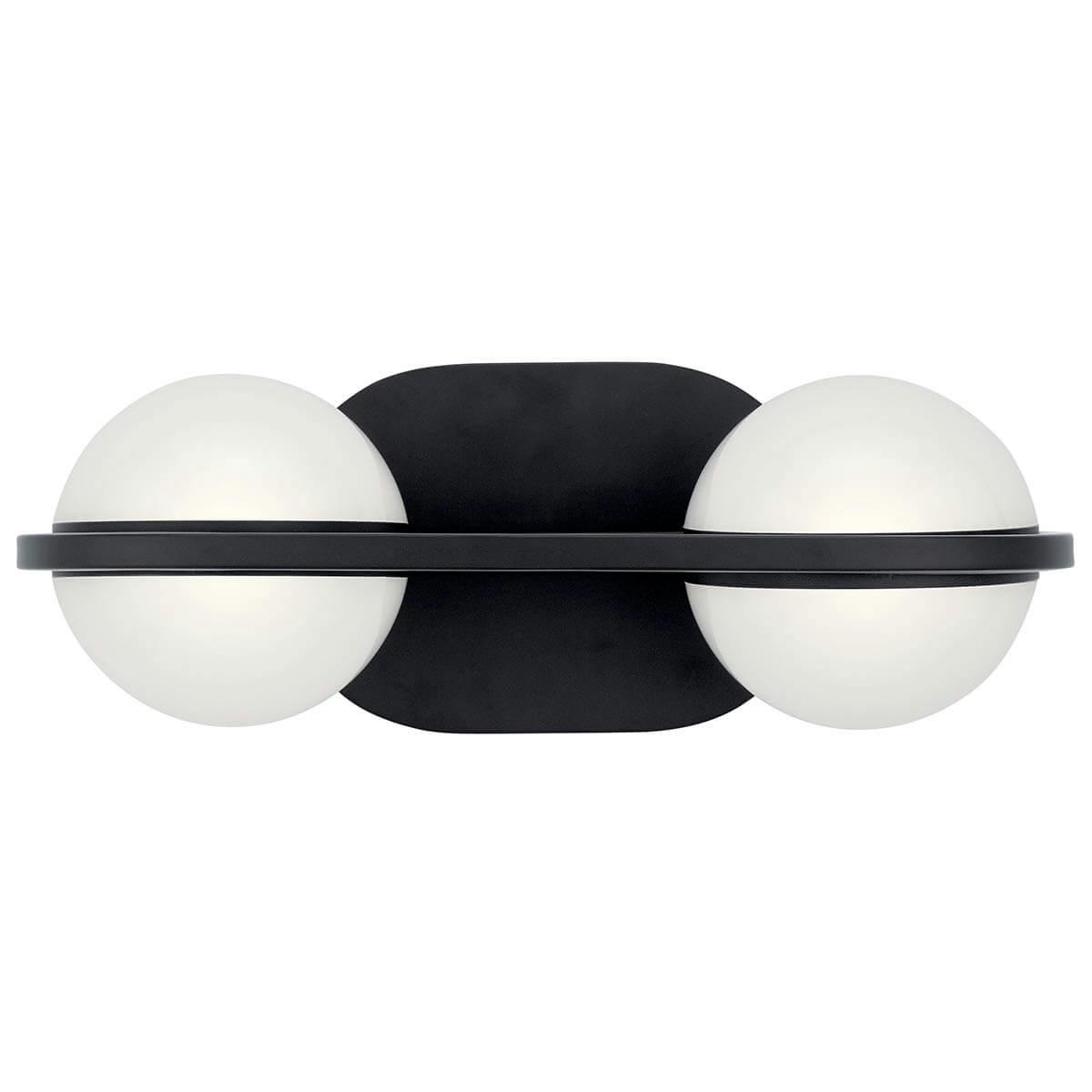 Brettin LED 3000K 14" Vanity Light Matte Black on a white background