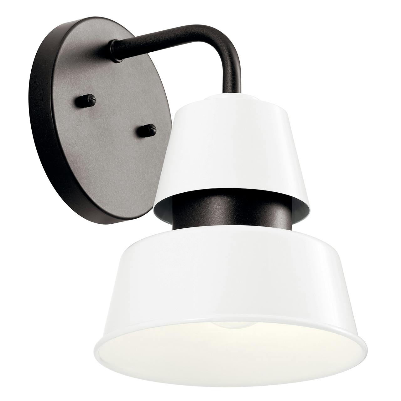 Lozano 9.75" 1 Light Wall Light White on a white background