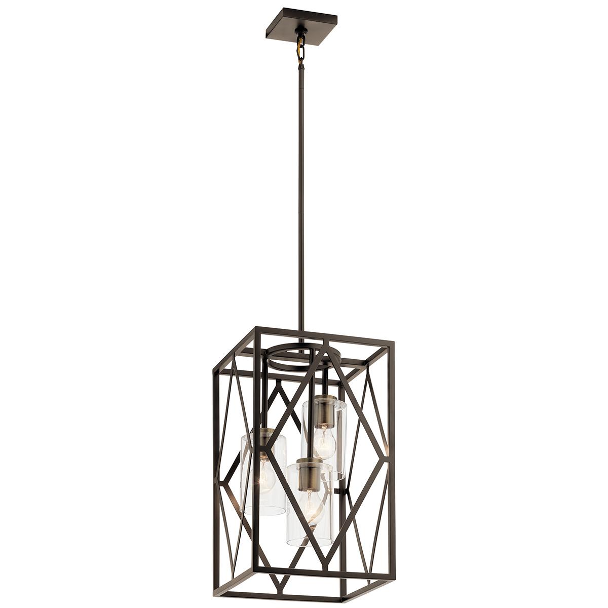 Solander 20" 3 Light Pendant Olde Bronze on a white background