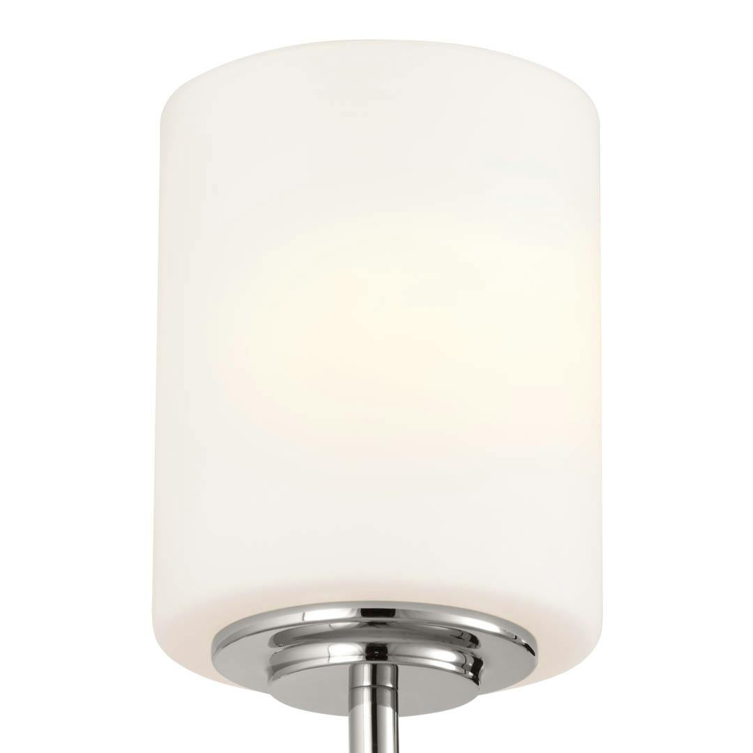 Ali 14.5" 1 Light Vanity Polished Nickel on a white background