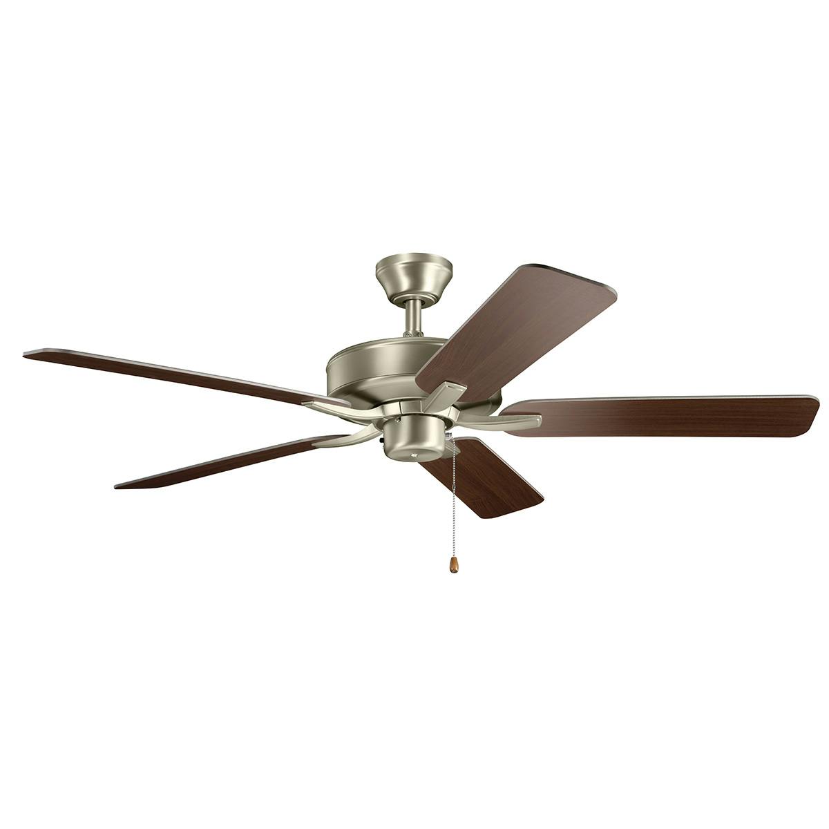 52" Basics Pro Fan Brushed Nickel on a white background